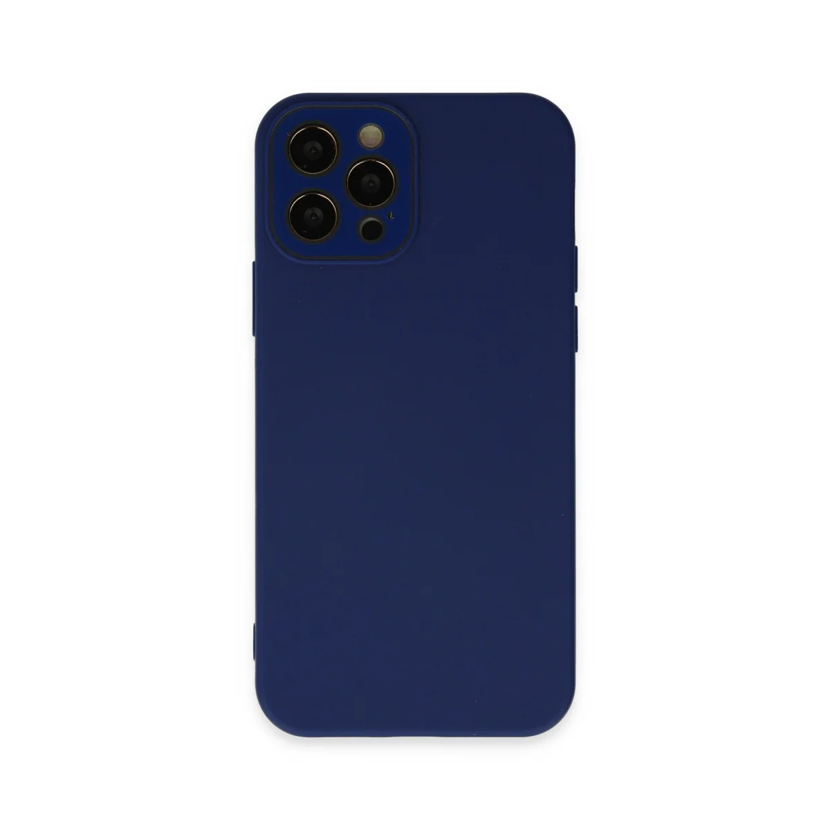 iPhone 12 Pro Max Kılıf Lansman Glass Kapak - Sky Blue