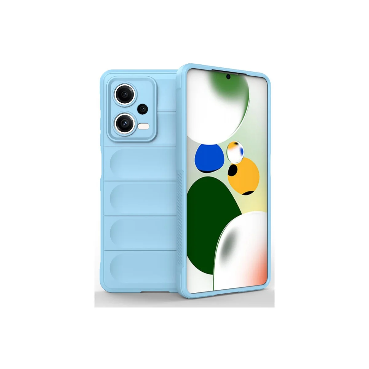 Poco X5 5G Kılıf Optimum Silikon - Sky Blue