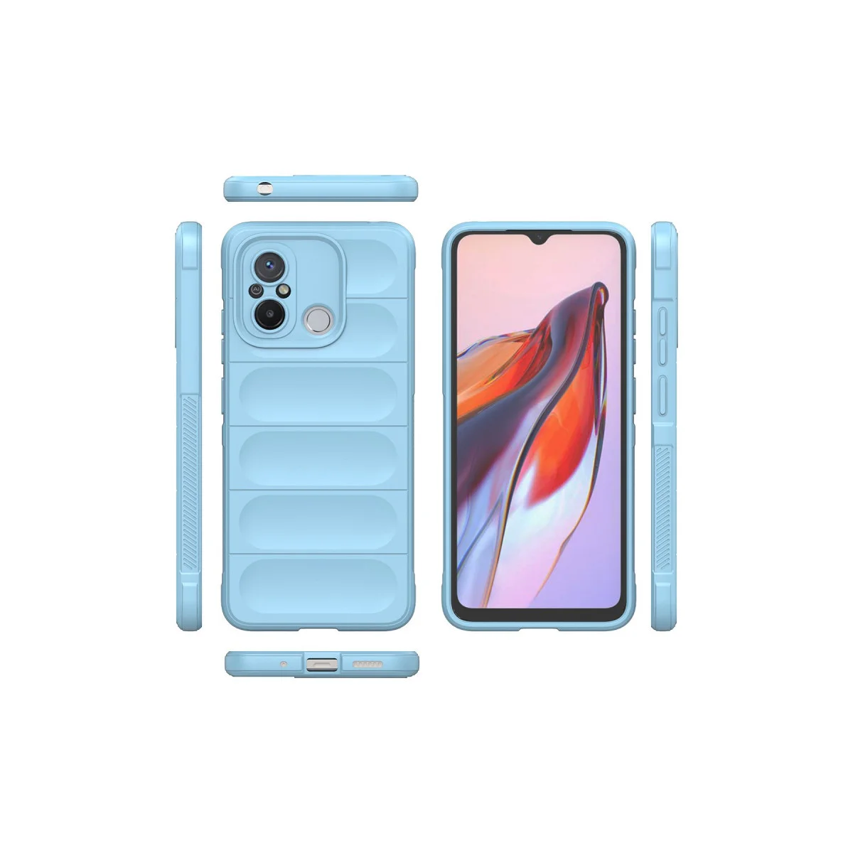 Redmi 12C Kılıf Optimum Silikon - Sky Blue