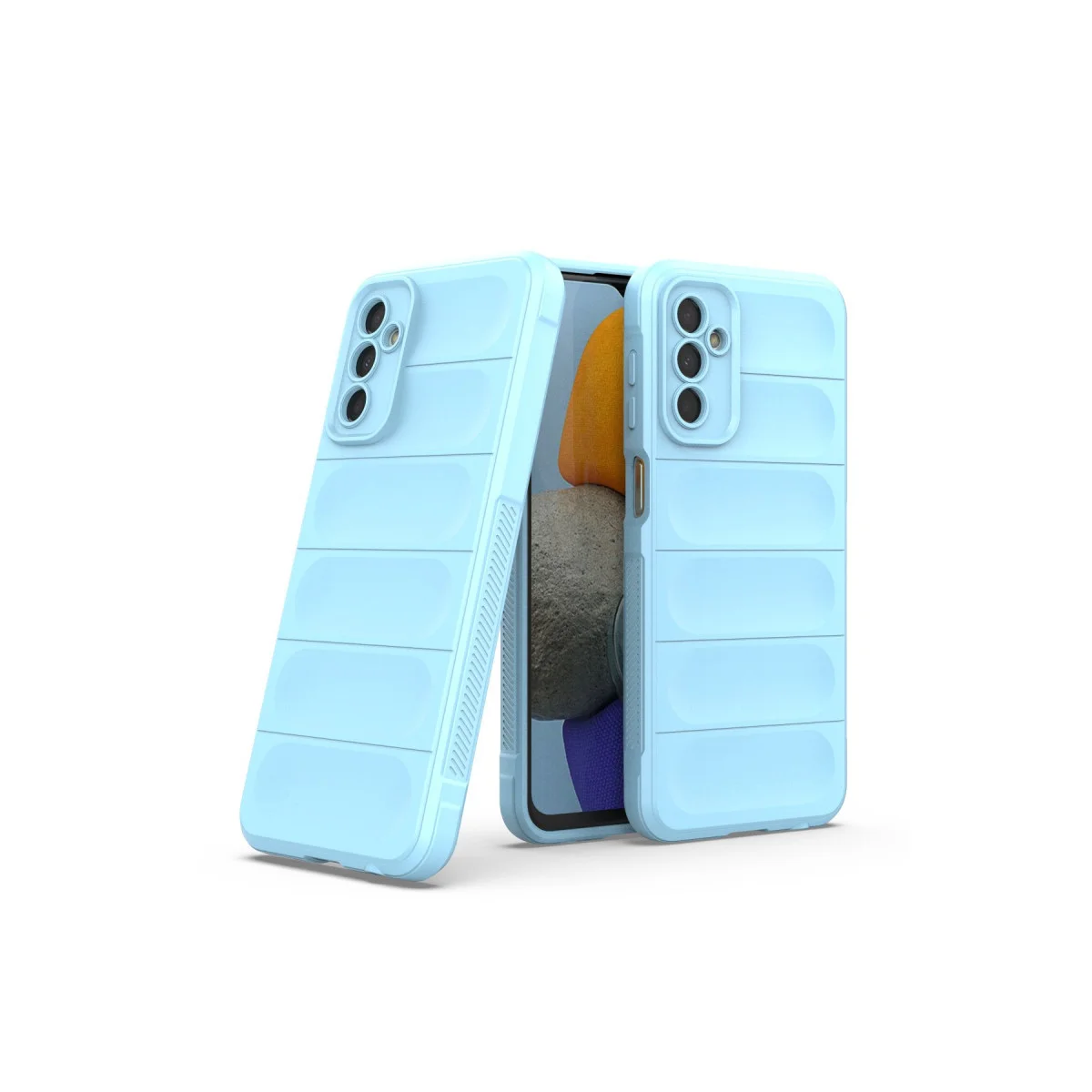 Galaxy M23 Kılıf Optimum Silikon - Sky Blue