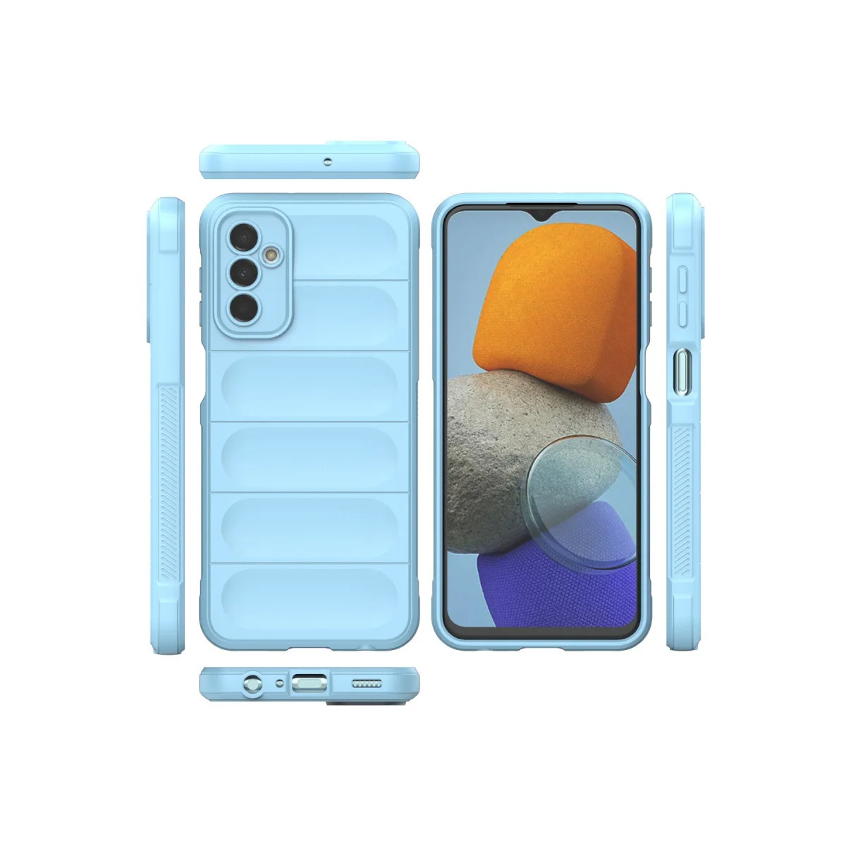Galaxy M23 Kılıf Optimum Silikon - Sky Blue
