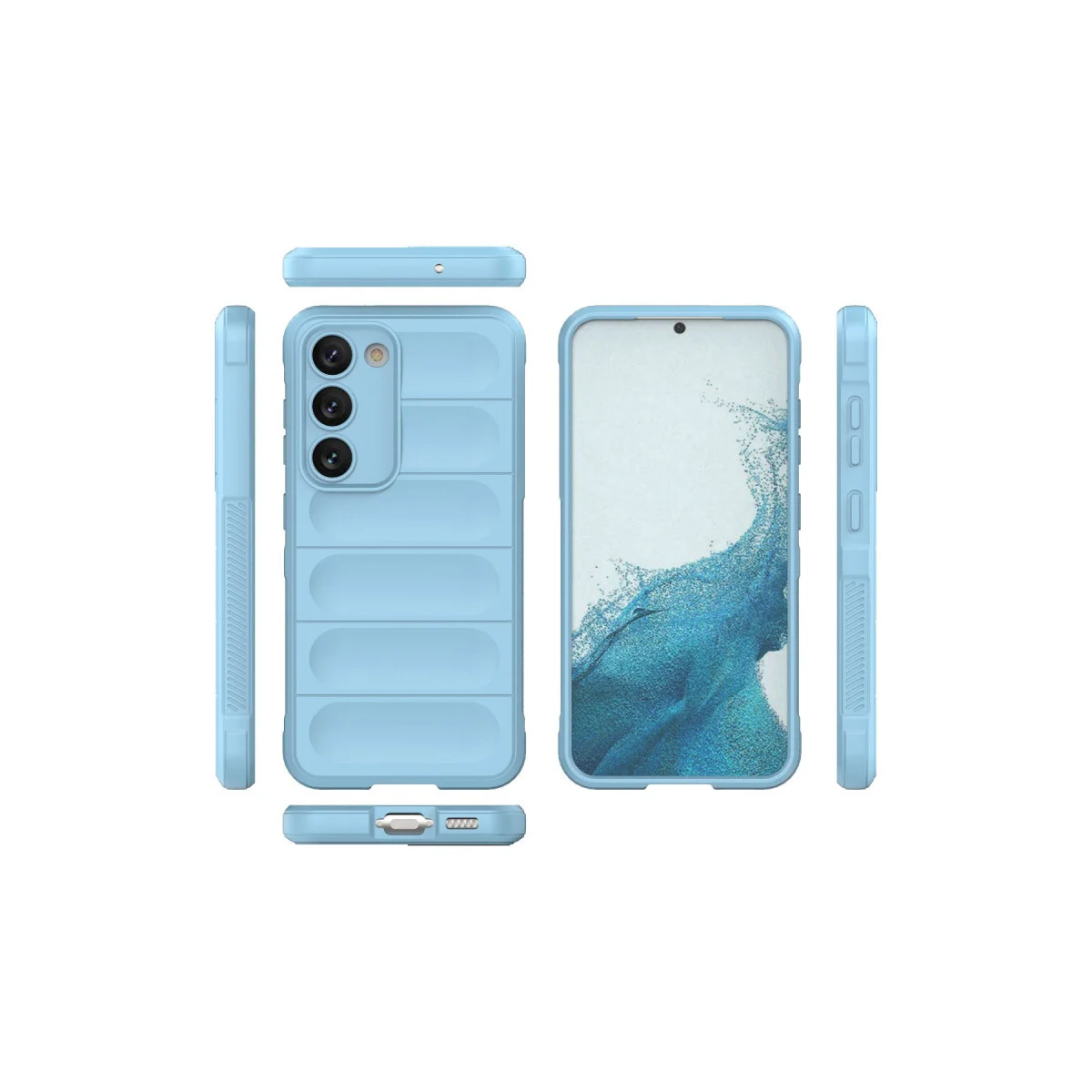 Galaxy S23 Plus Kılıf Optimum Silikon - Sky Blue