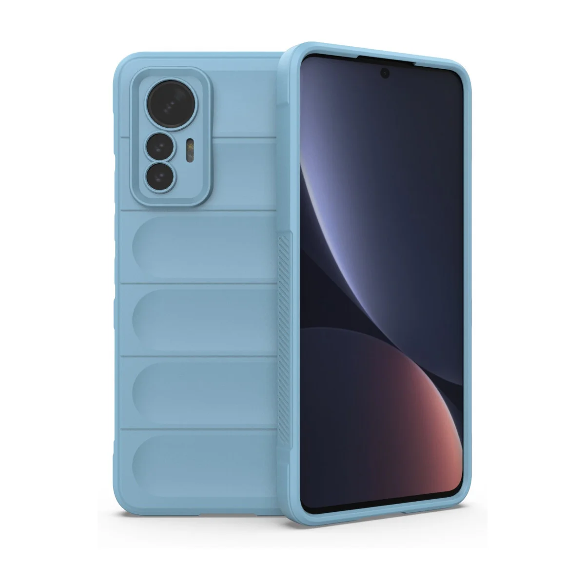 Mi 12 Lite Kılıf Optimum Silikon - Sky Blue