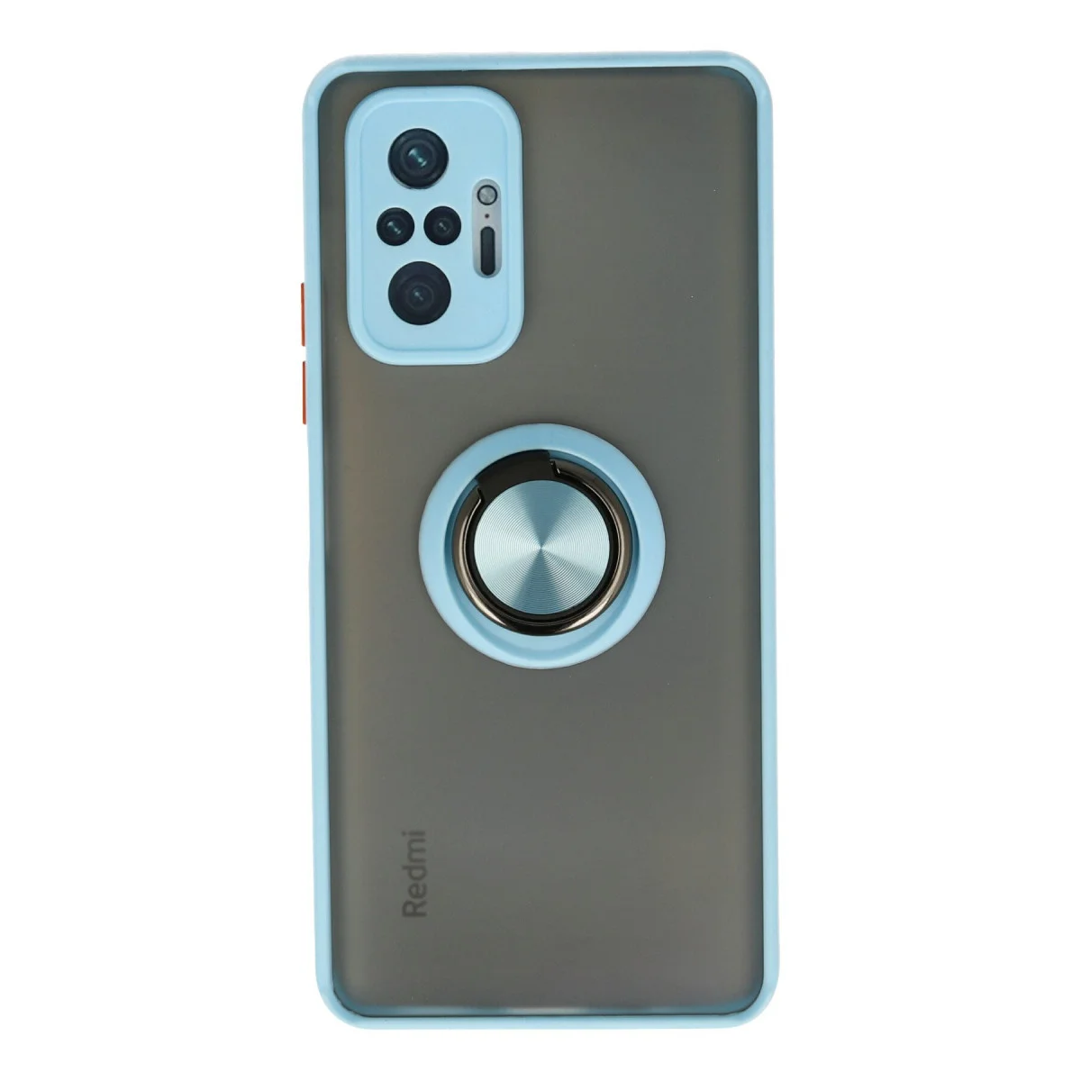 Redmi Note 10 Pro Kılıf Montreal Yüzüklü Silikon Kapak - Buz Mavi