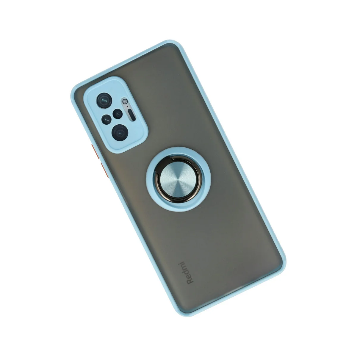 Redmi Note 10 Pro Kılıf Montreal Yüzüklü Silikon Kapak - Buz Mavi