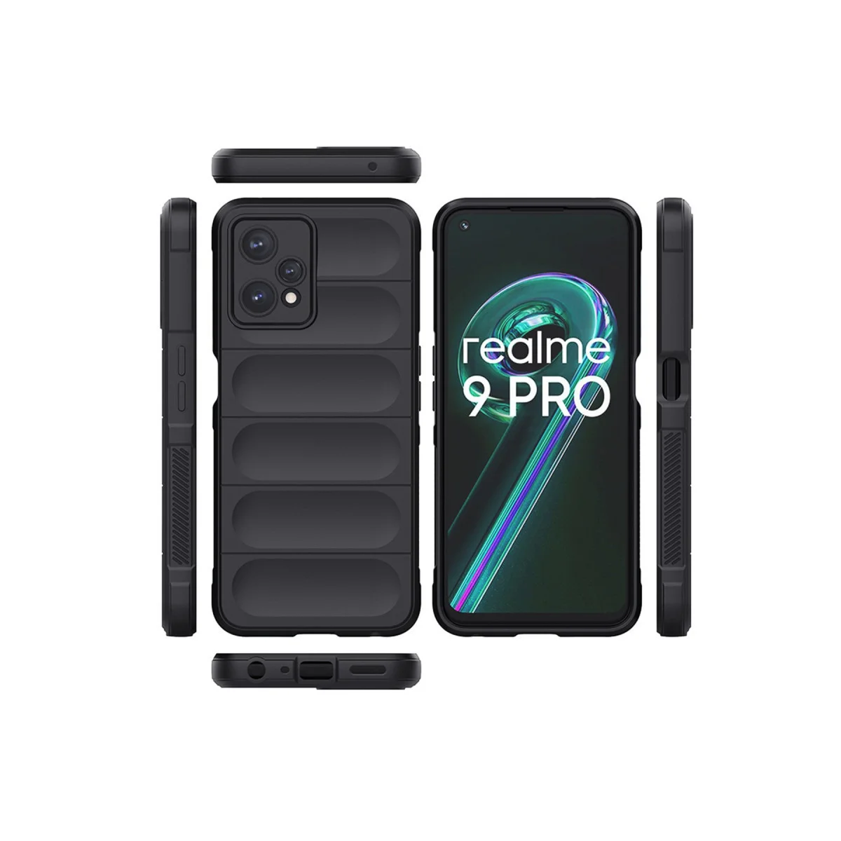 Realme 9 Pro 5G Kılıf Optimum Silikon - Krem