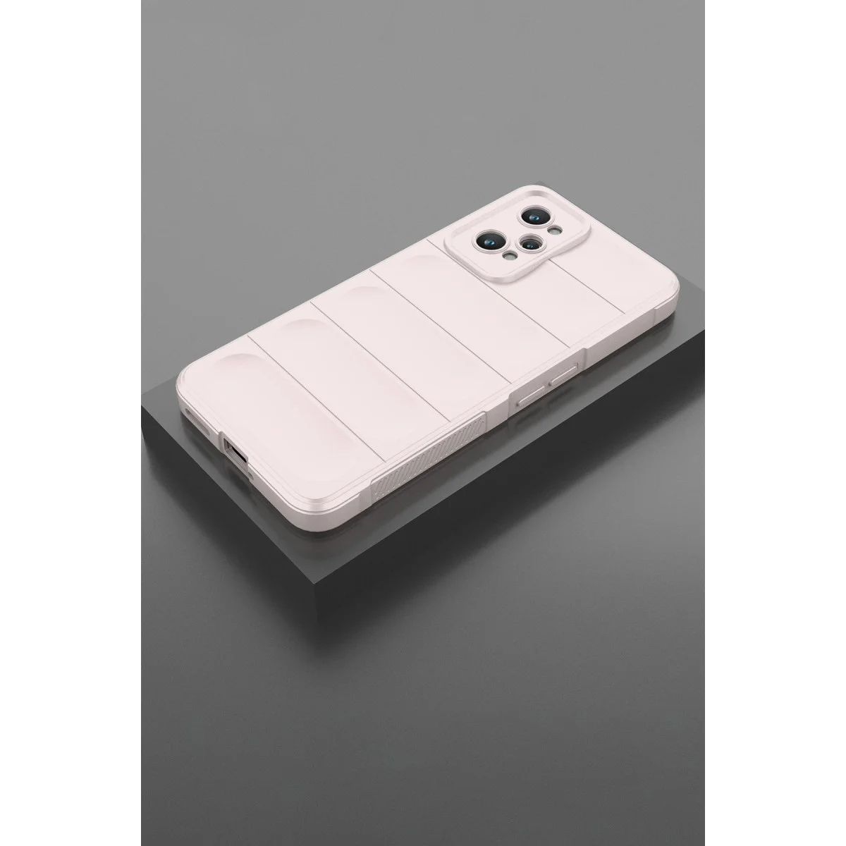 Realme GT2 5G Kılıf Optimum Silikon - Krem