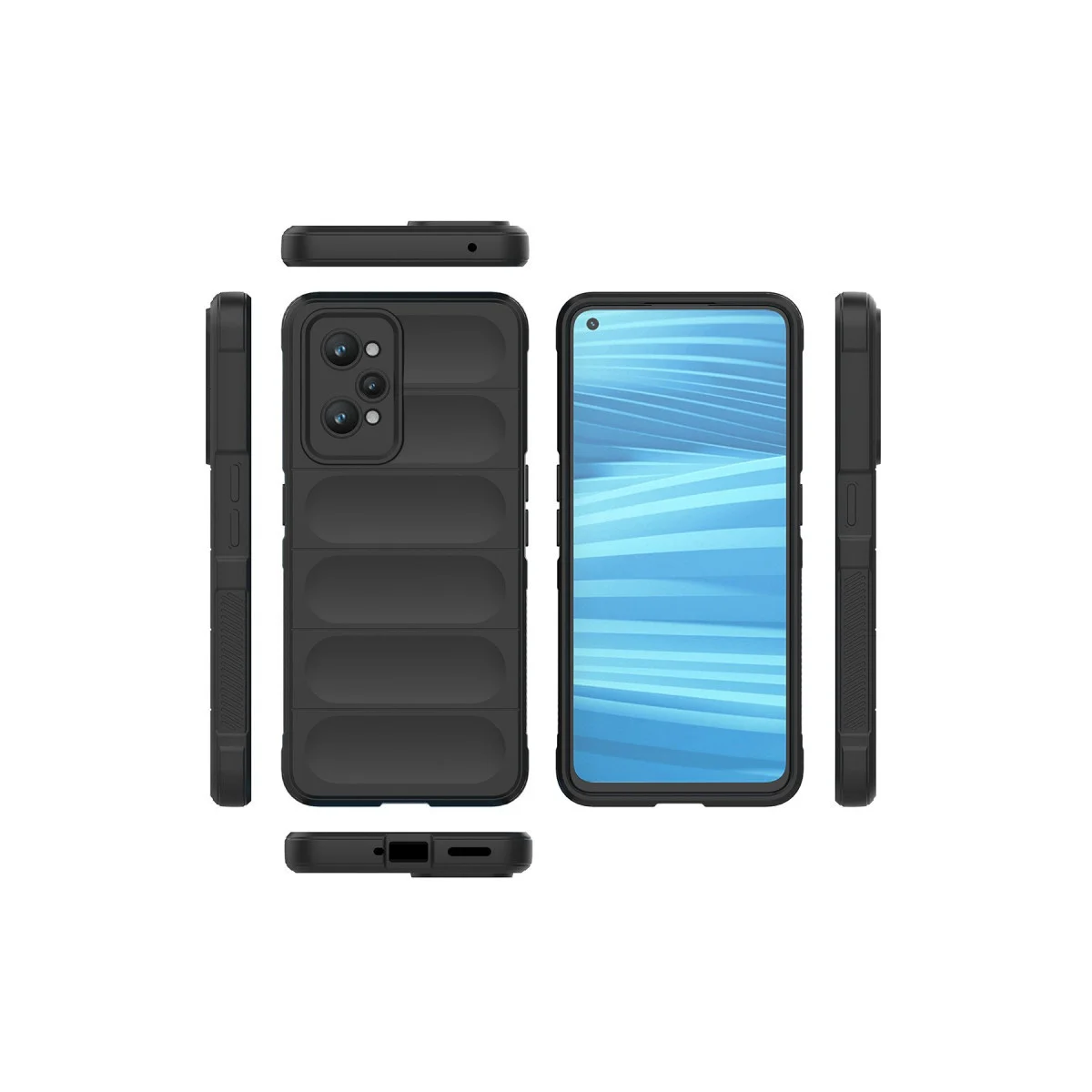 Realme GT2 5G Kılıf Optimum Silikon - Krem