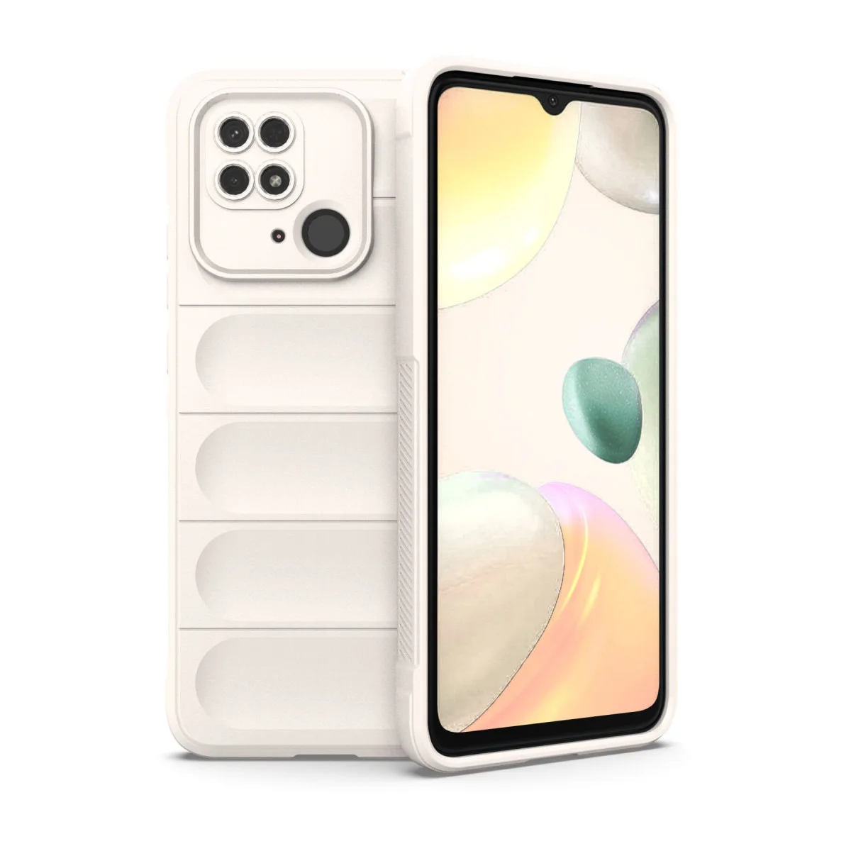 Redmi 10C Kılıf Optimum Silikon - Krem