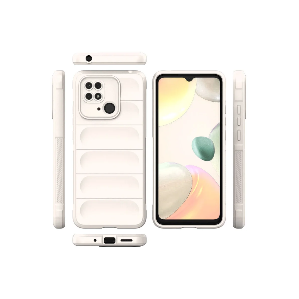 Redmi 10C Kılıf Optimum Silikon - Krem
