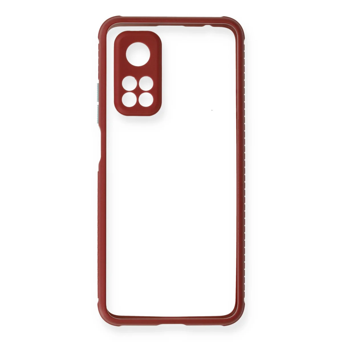 Mi 10T Pro Kılıf Miami Şeffaf Silikon - Fuşya