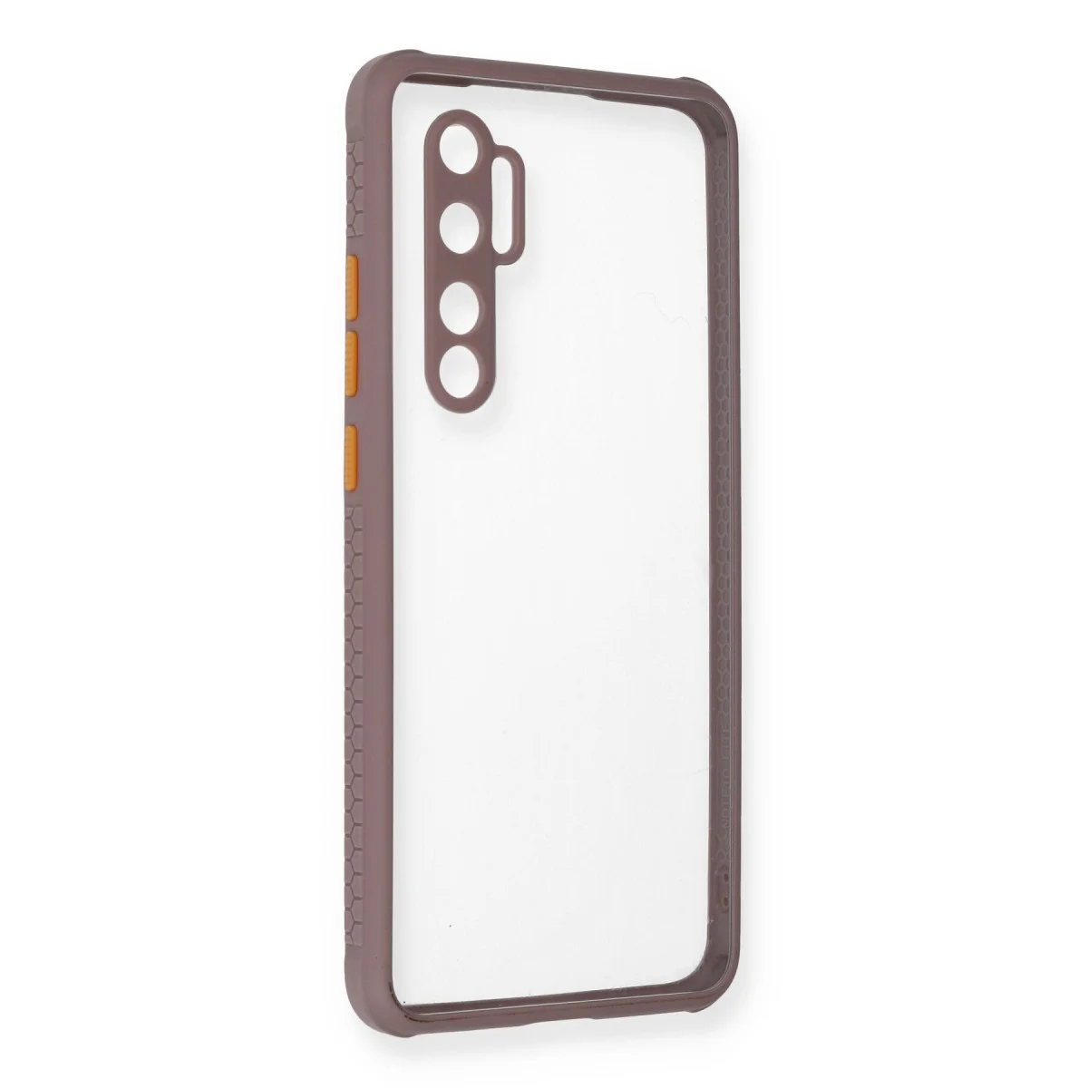 Mi Note 10 Lite Kılıf Miami Şeffaf Silikon - Açık Mor