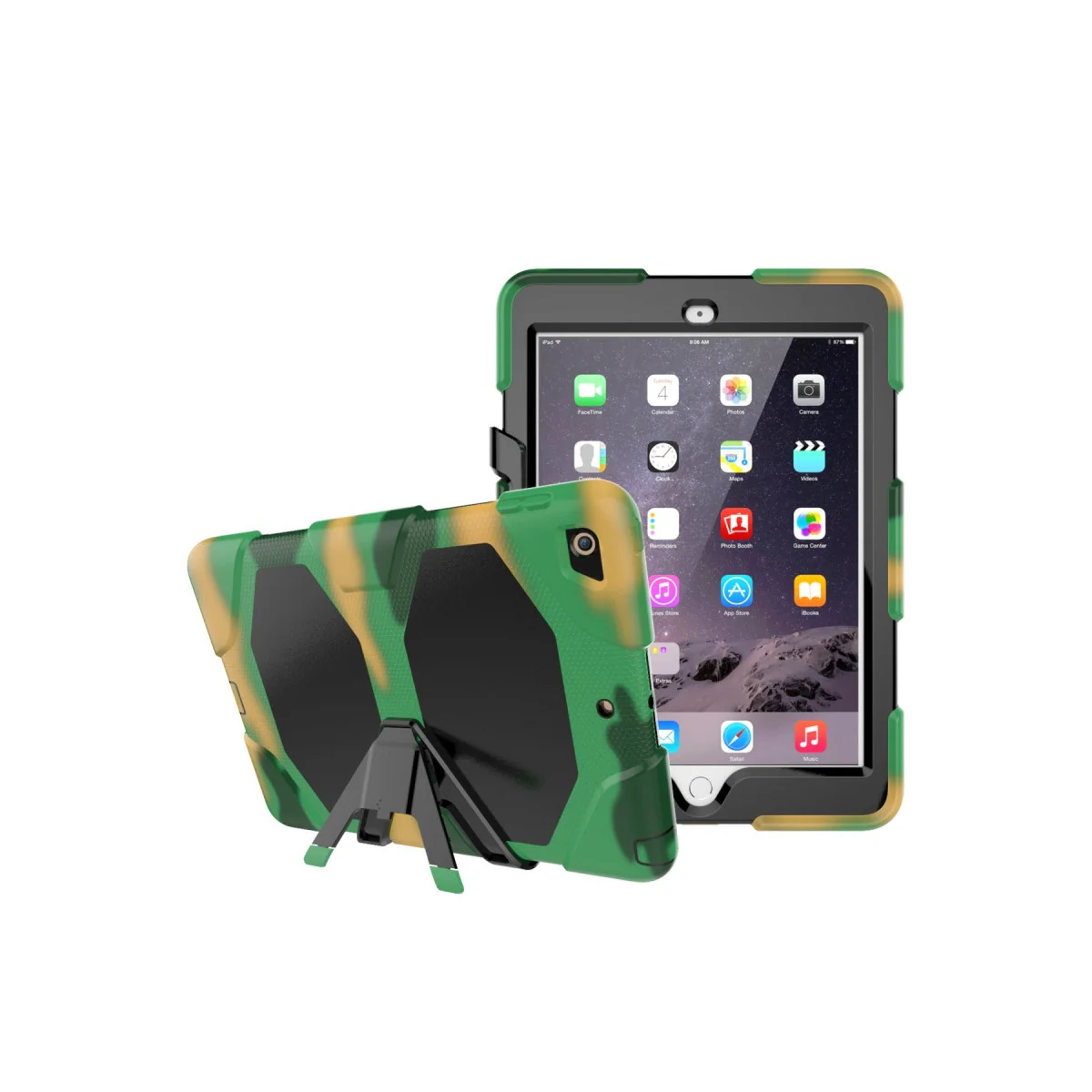 iPad 5 Air 9.7 Kılıf Griffin Tablet Kapak - Kamuflaj