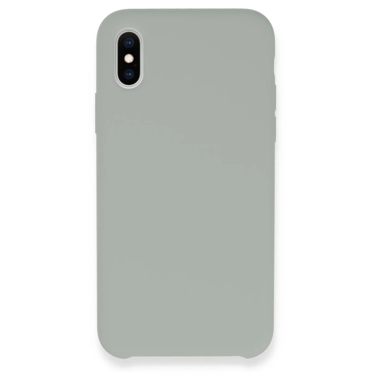 iPhone XS Max Kılıf Lansman Legant Silikon - Açık Gri