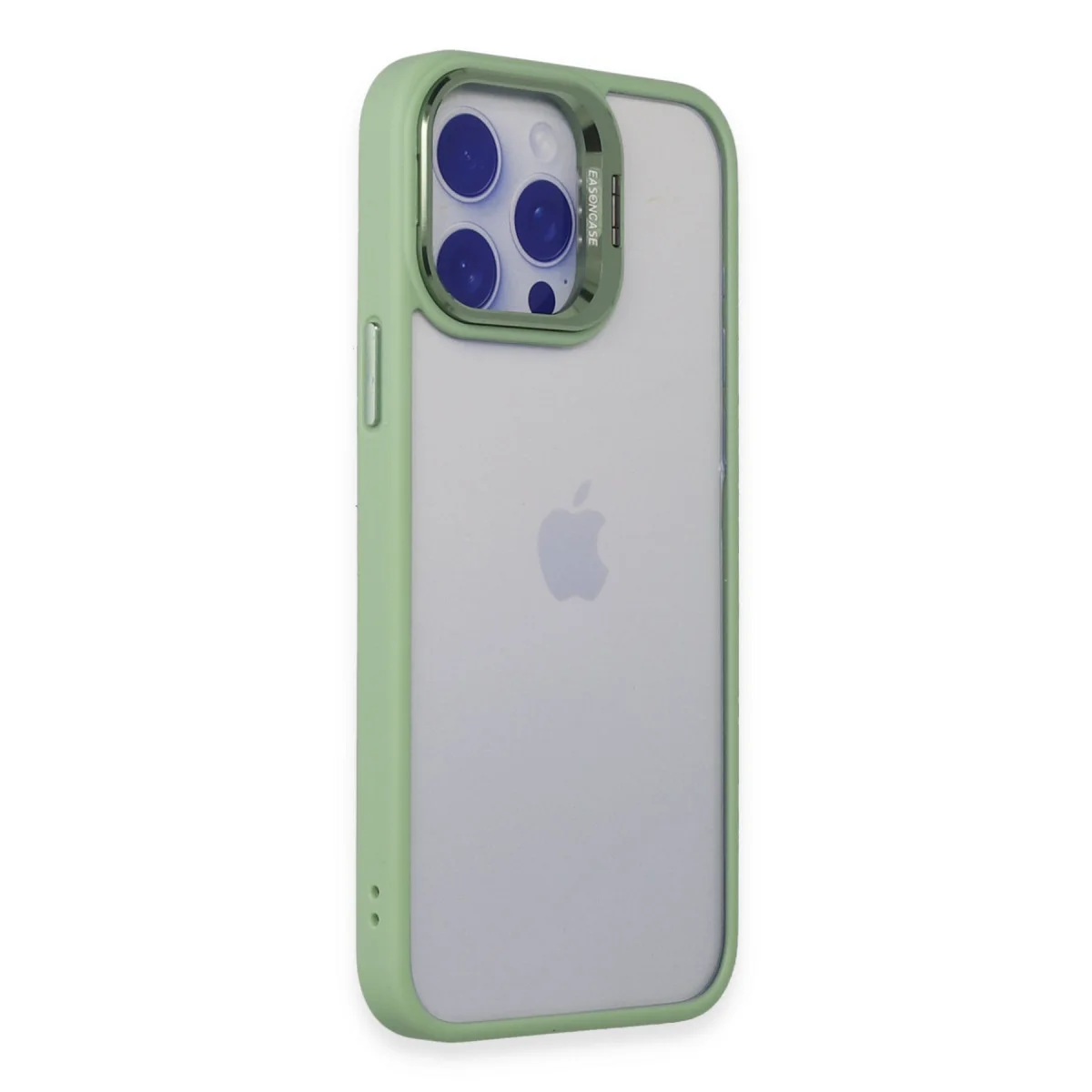 iPhone 14 Pro Kılıf Roblox Lens Standlı Kapak - Yeşil