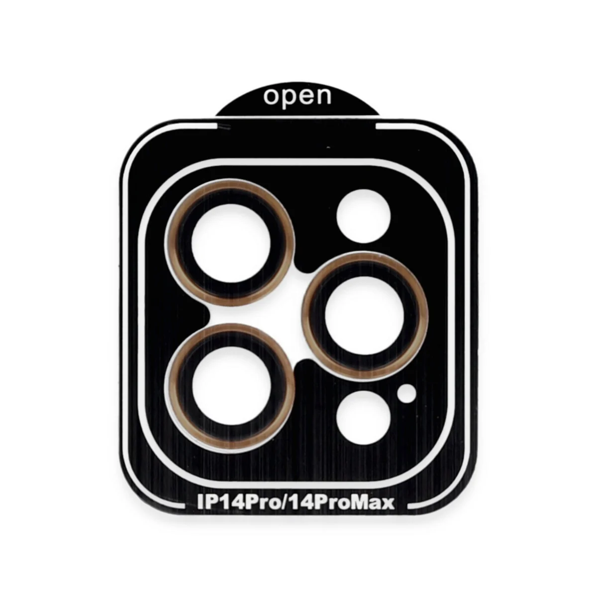 iPhone 14 Pro Max PVD Metal Kamera Lens - Turuncu