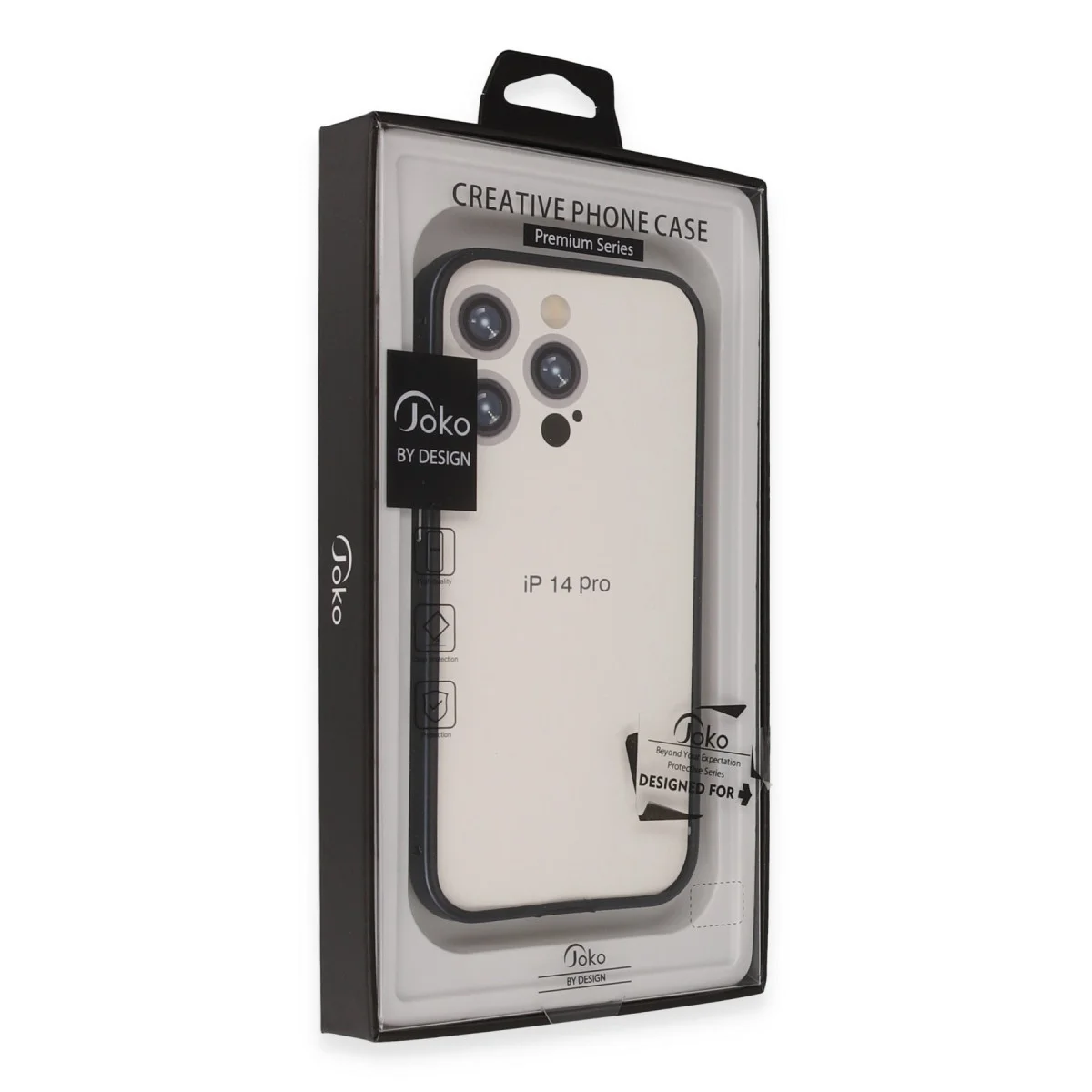 iPhone 15 Pro Land Bumper Koruma Kapak - Siyah