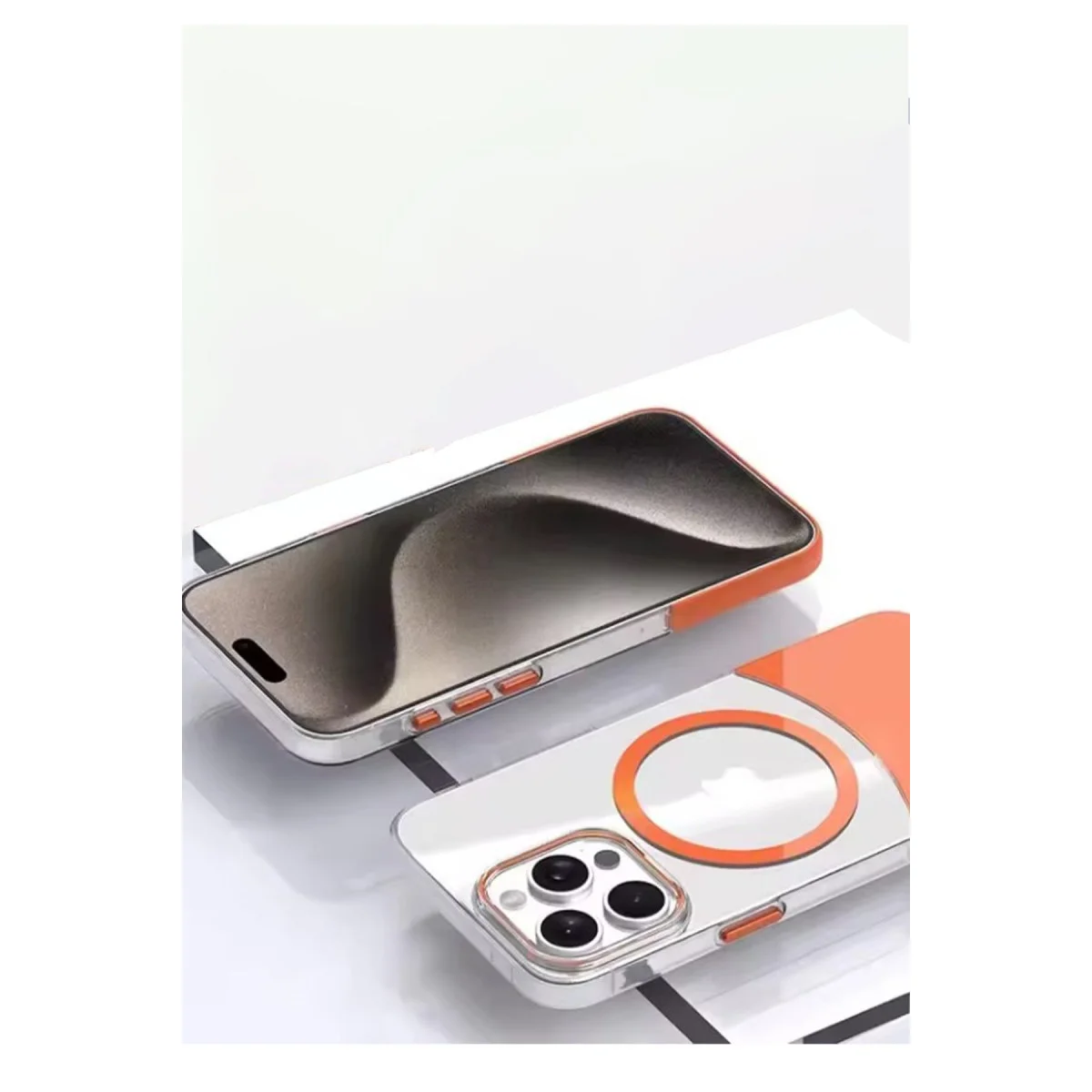 iPhone 15 Pro PC Suit Magsafe Kapak - Siyah