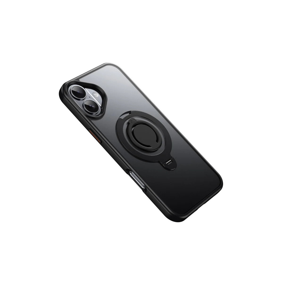 iPhone 16 Plus Avatar 360 Dönen Magsafe Kapak - Siyah