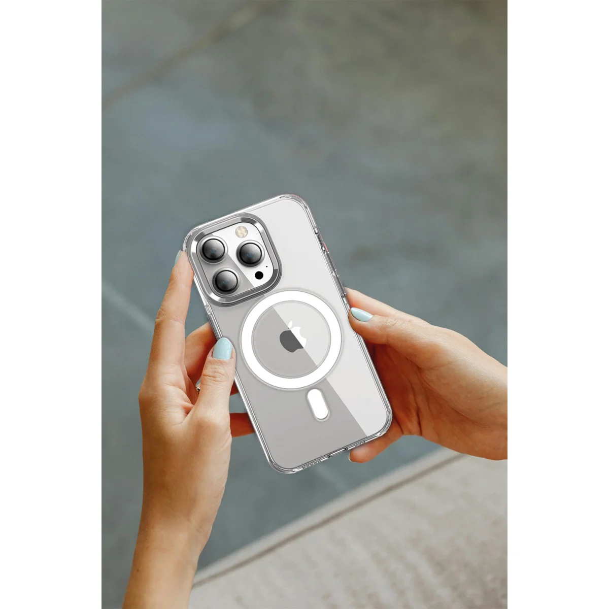 iPhone 16 Crystal Magsafe Kapak - Şeffaf