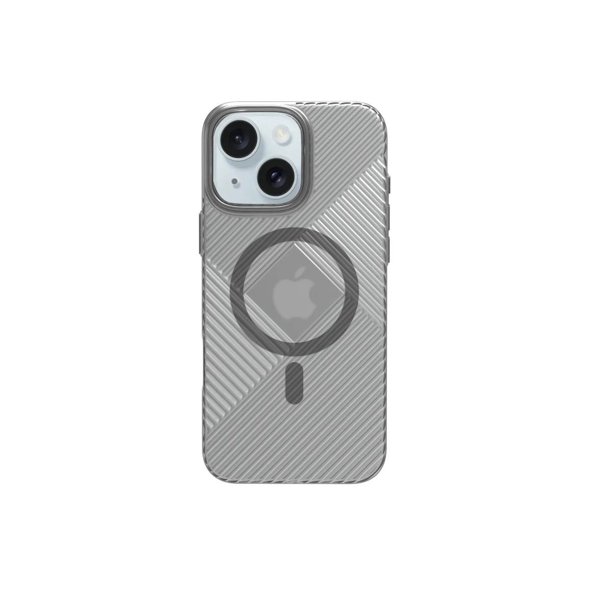 iPhone 15 Stella PC Sert Magsafe Kılıf - Siyah