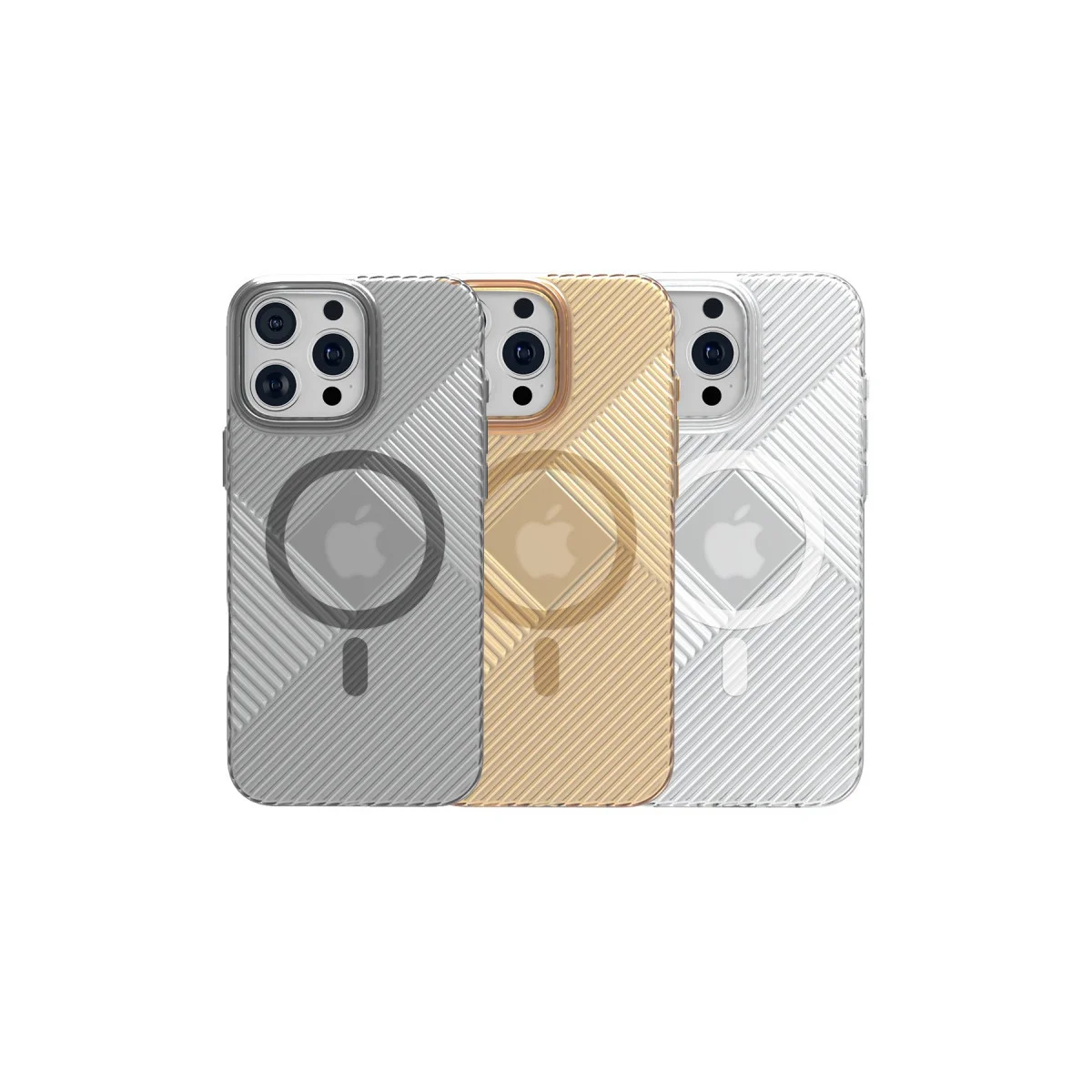iPhone 16 Pro Max Stella PC Sert Magsafe Kılıf - Siyah