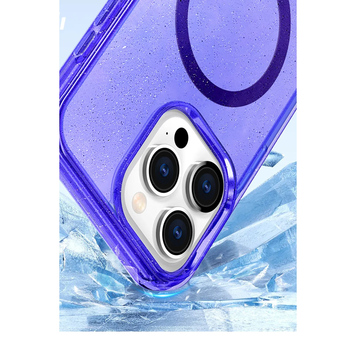 iPhone 16 Pro Star Magsafe Kapak - Mor