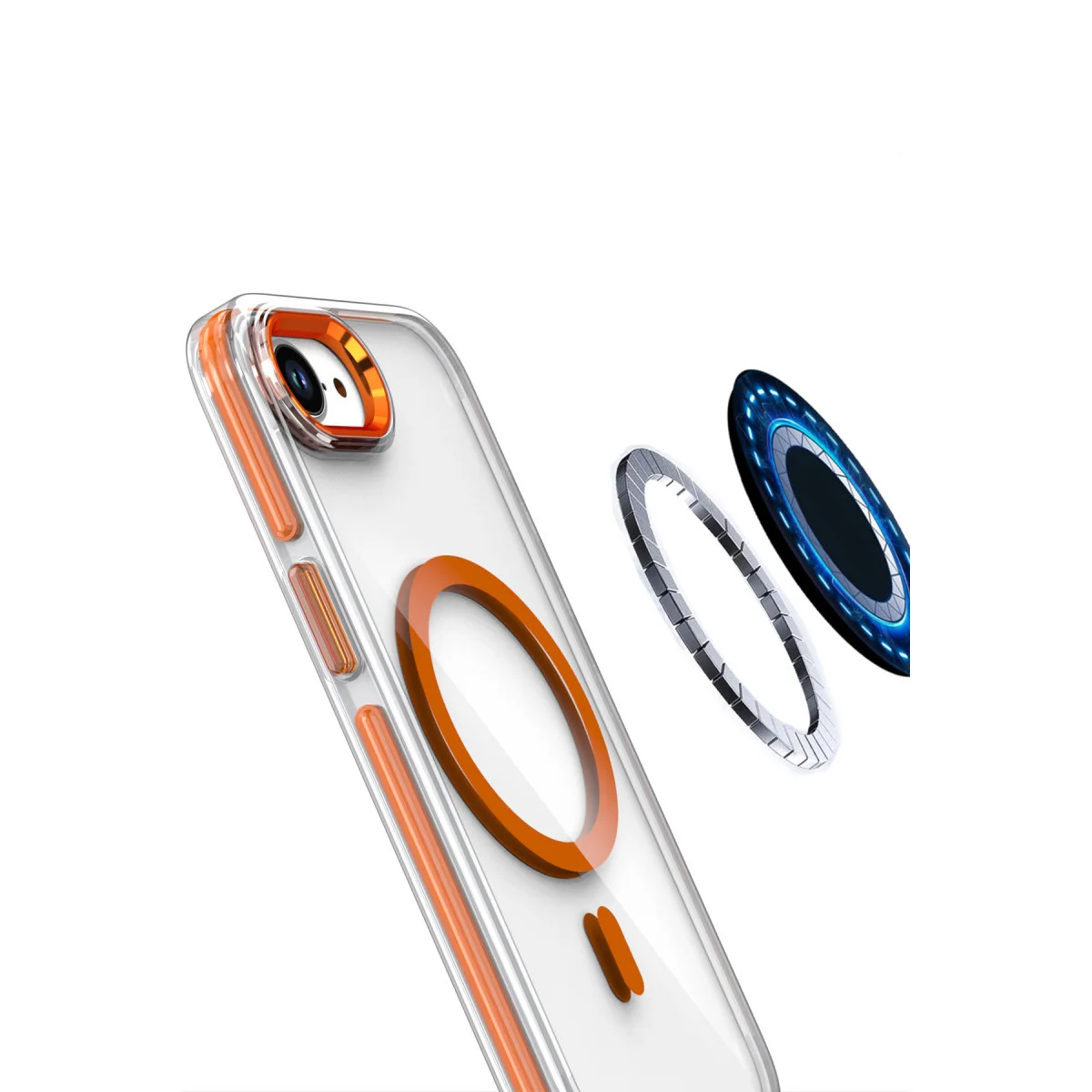 iPhone 16E Bella Magsafe Kapak - Siyah