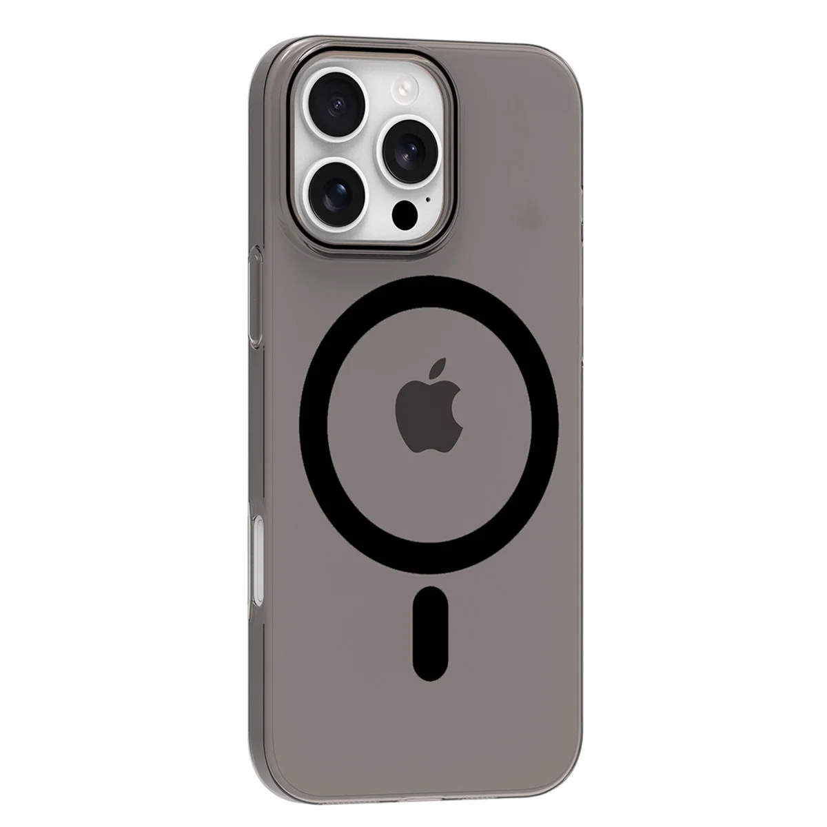 iPhone 16 Pro PC Blank Magsafe Kapak - Siyah