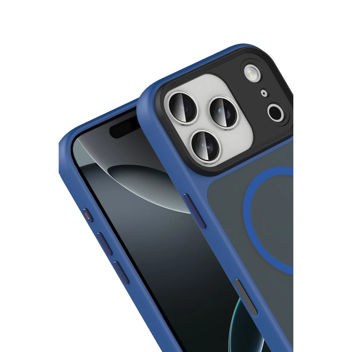 iPhone 17 Pro Megane Magsafe Kapak - Lacivert