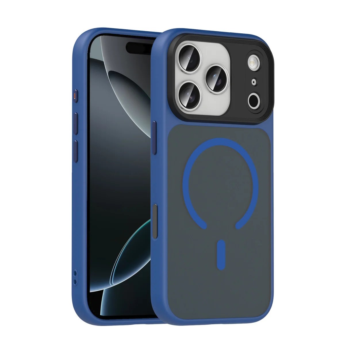 iPhone 17 Pro Max Megane Magsafe Kapak - Lacivert