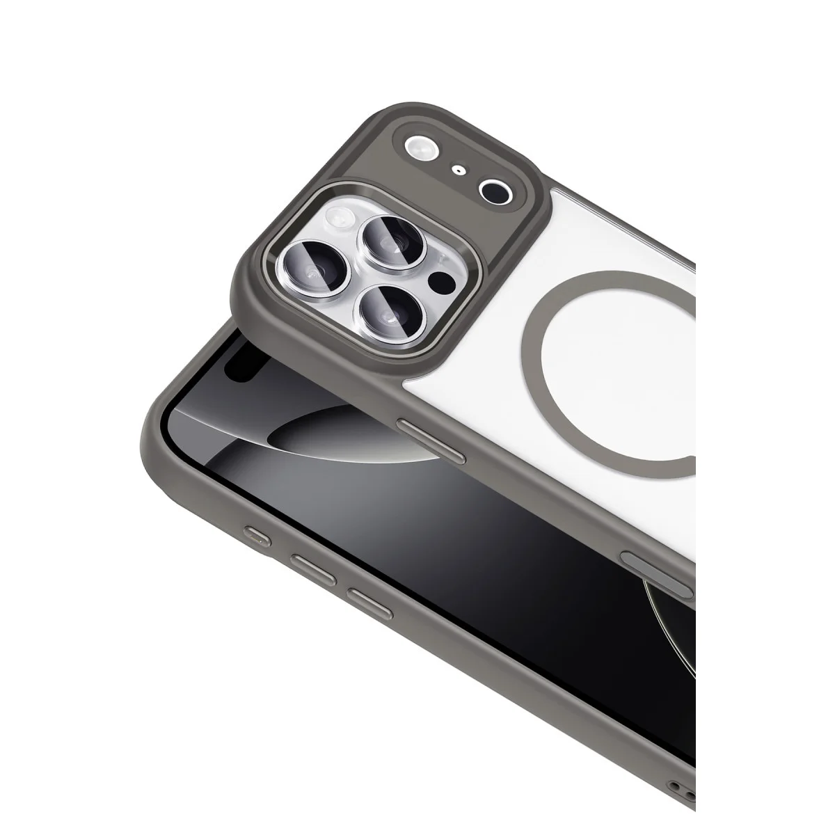 iPhone 17 Pro Max Terea Magsafe Kapak - Gri