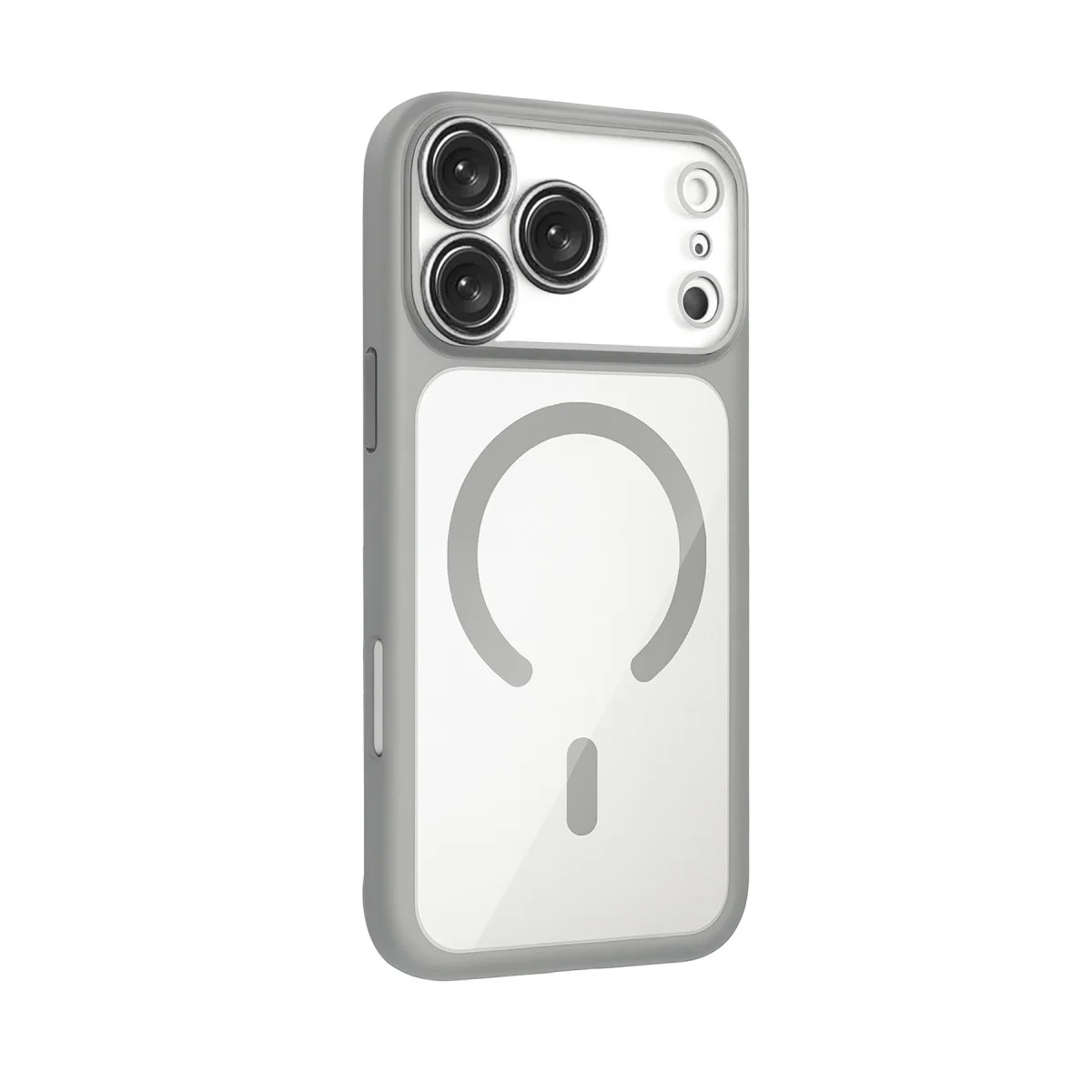 iPhone 17 Pro Chrome Magsafe Kapak - Gümüş