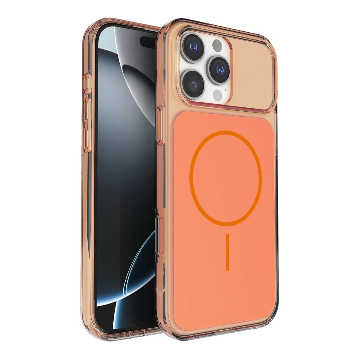 iPhone 16 Pro Max Bruma Magsafe Kapak - Turuncu