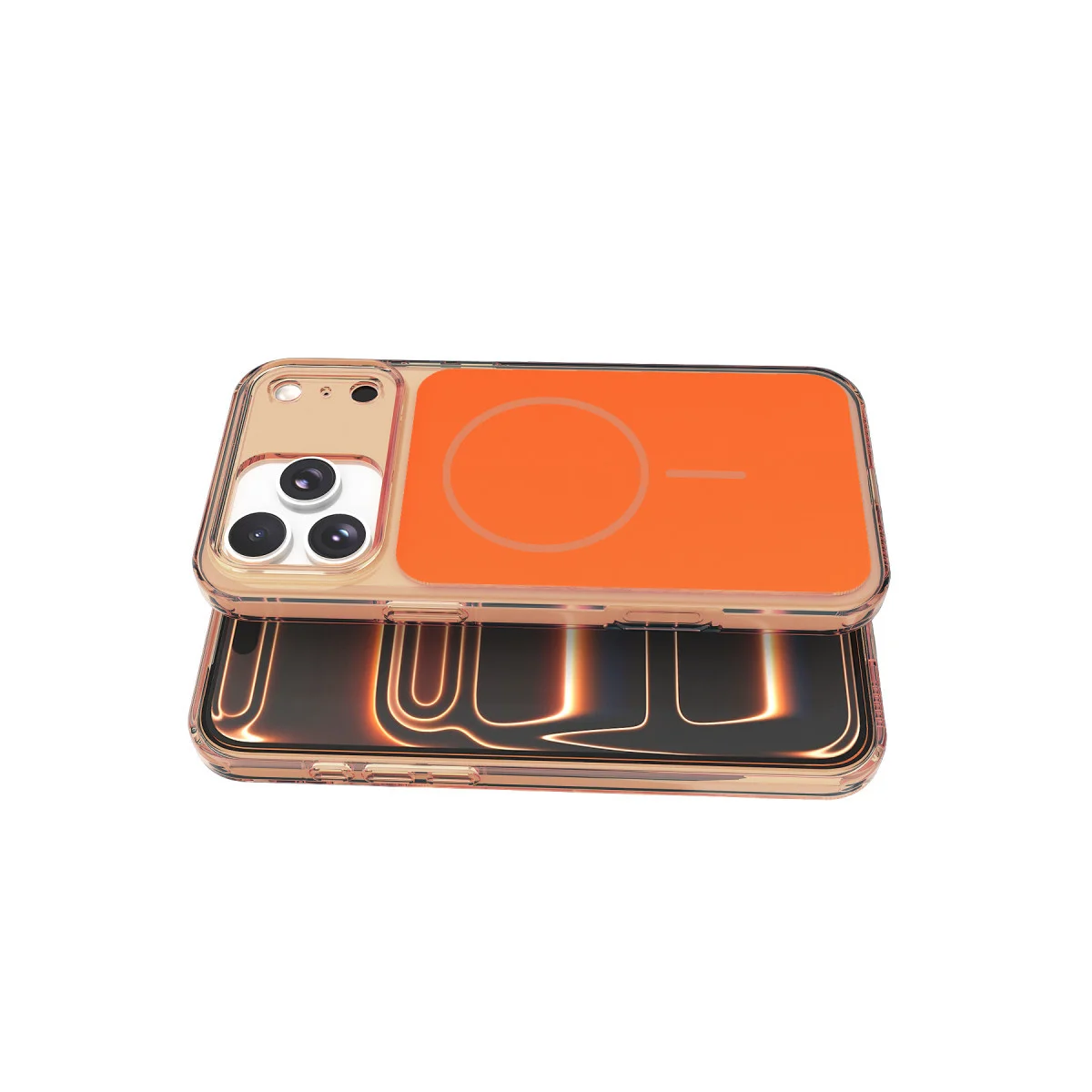 iPhone 17 Pro Max Bruma Magsafe Kapak - Turuncu