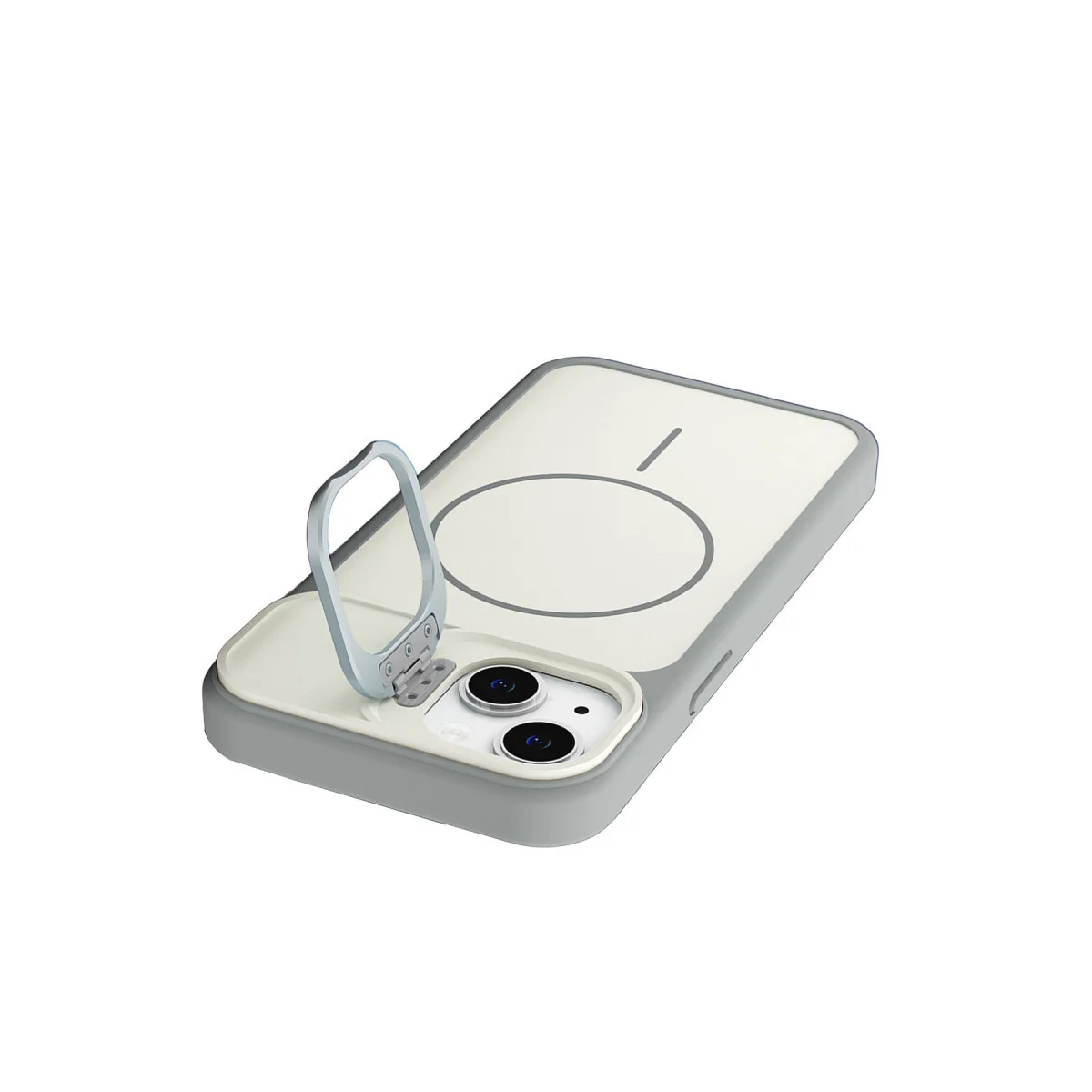 iPhone 14 Pale Magsafe Standlı Kapak - Beyaz