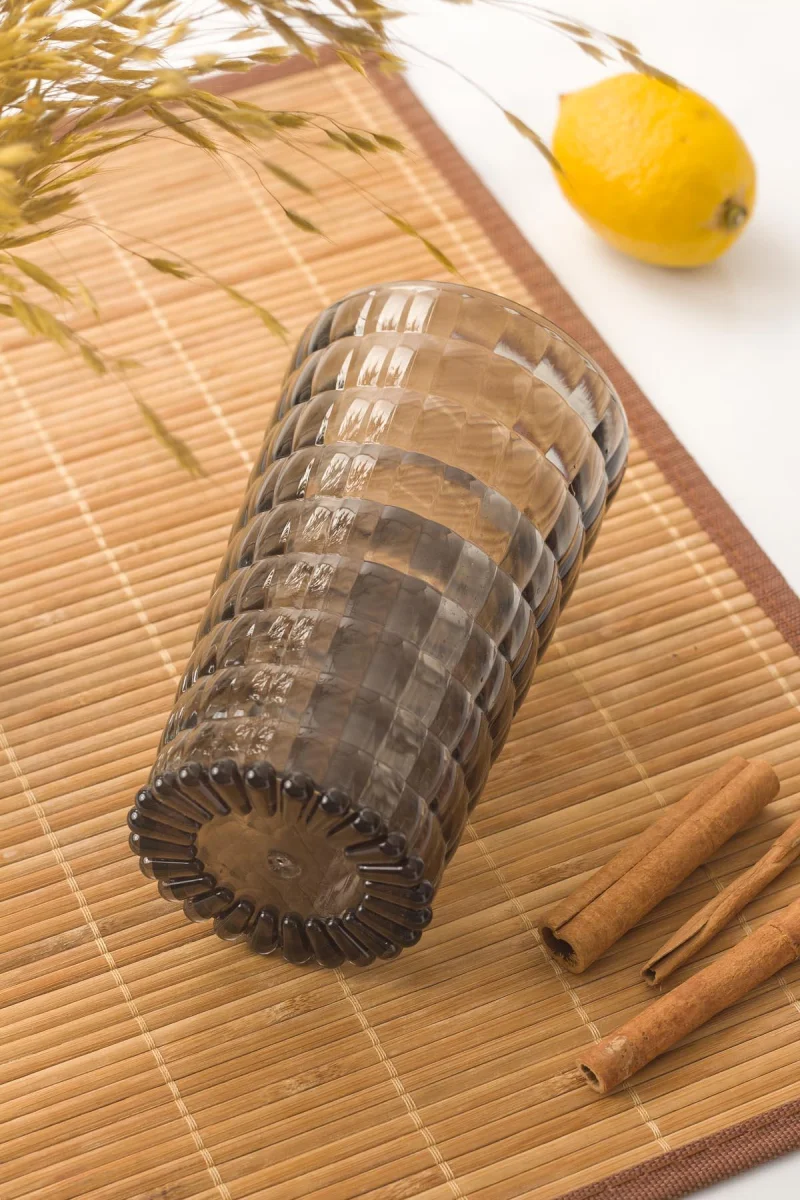 Allegra Füme Bardak - 750 ml Tekli Akrilik Malzeme - Cam Değildir Kırılmaya Dayanıklı
