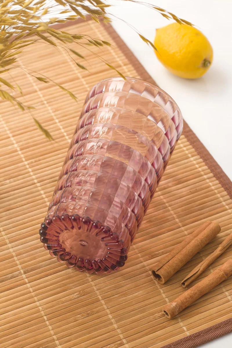 Allegra Mürdüm Bardak - 750 ml Tekli Akrilik Malzeme - Cam Değildir Kırılmaya Dayanıklı