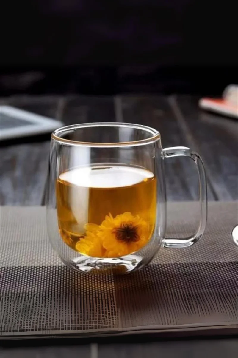 Cam Çift Cidarlı Bardak 350 ml
