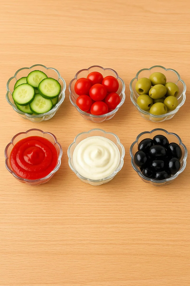 6’lı Cam Desenli Kase Seti 125 ml