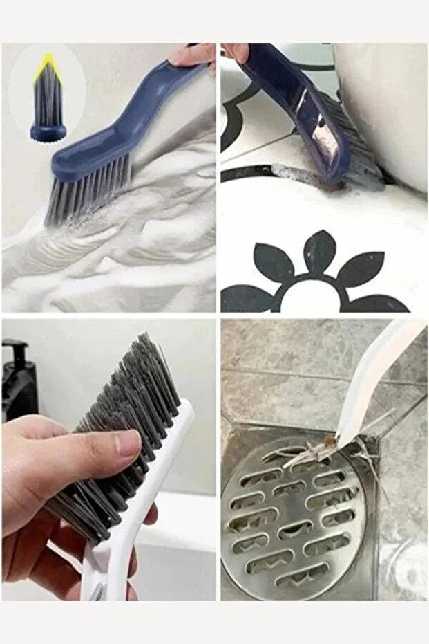 Çok Amaçlı Ergonomik Temizlik Fırçası & Pratik Mutfak Ve Banyo Lavabo Fırçası (25 cm)