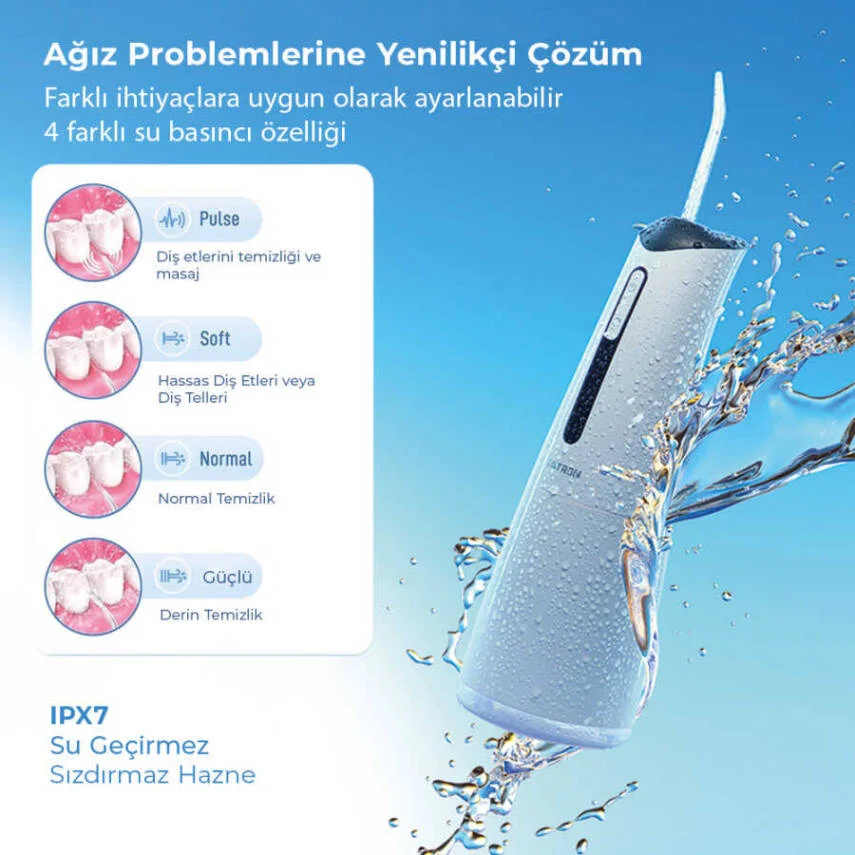 Taşınabilir Şarjlı Ağız Duşu