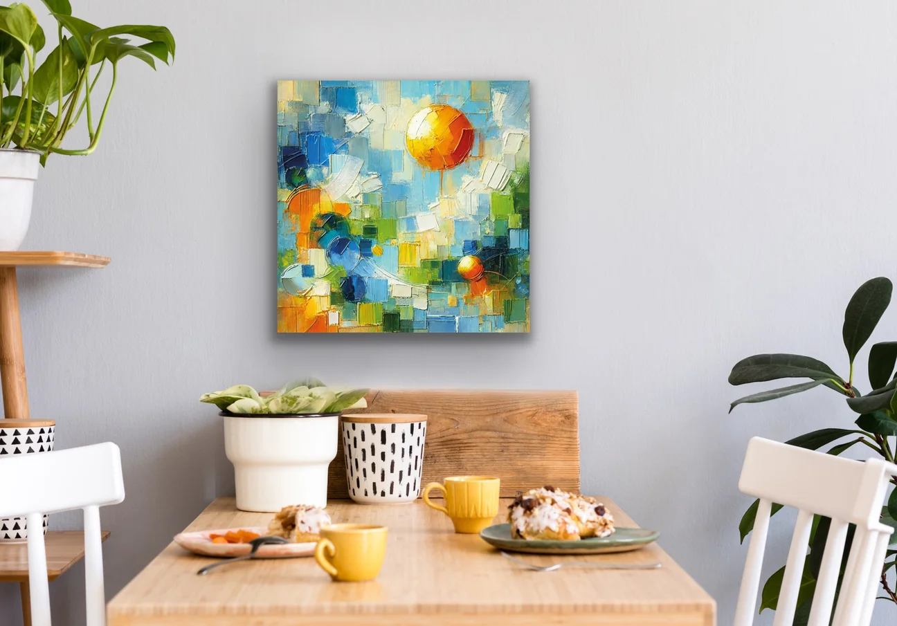 Yaz Mevsimi Kanvas Tablo 60x60cm