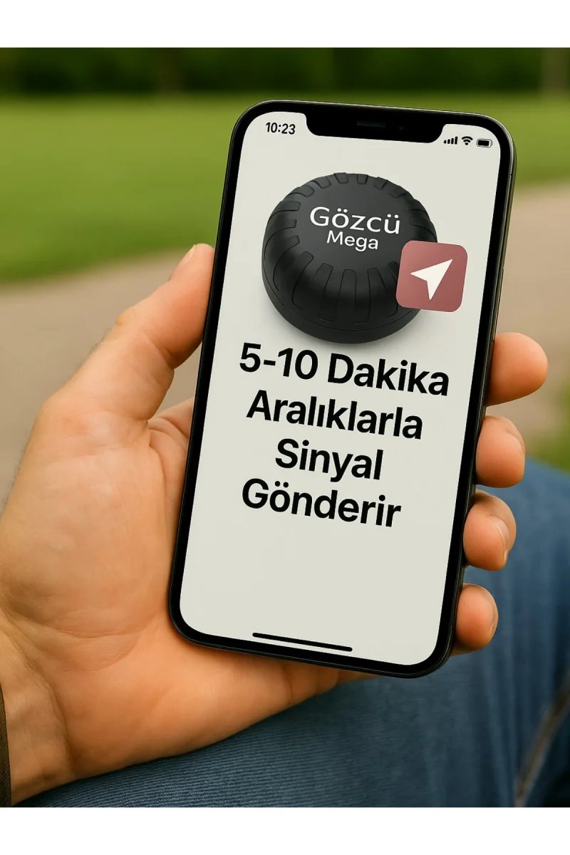 Gözcü Mega (SIM Kart gerektirmez, IP68, 5 Yıl Pil)