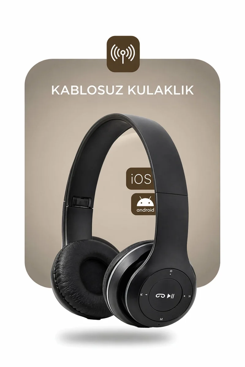 P47 FM'li Bluetooth Kulaklık