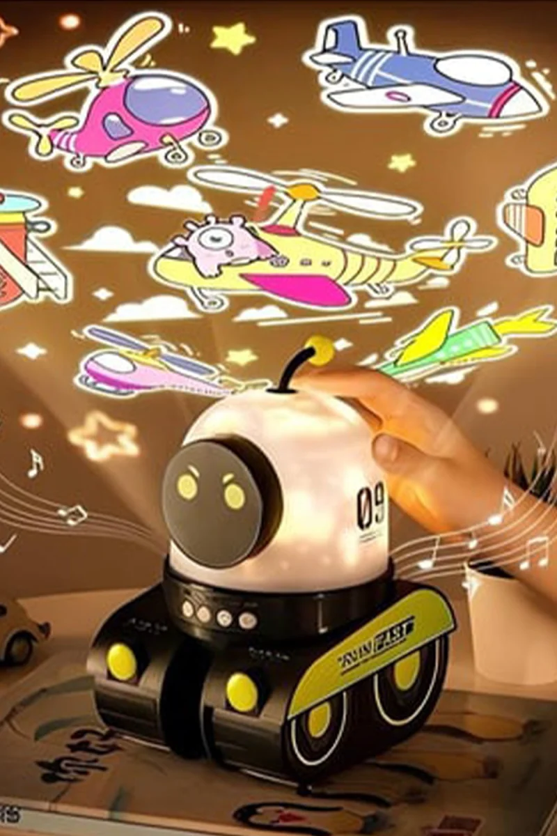 Robot Spacewalker Night Light Projector