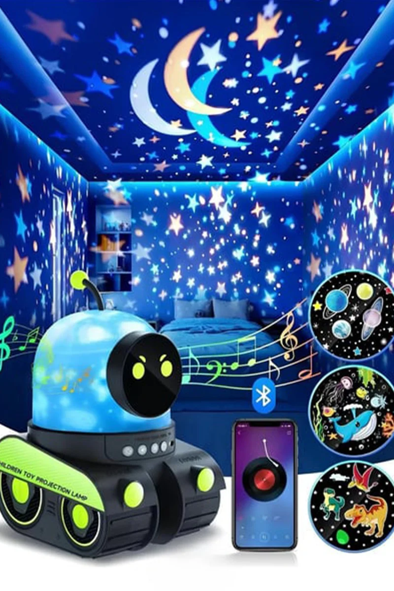 Robot Spacewalker Night Light Projector
