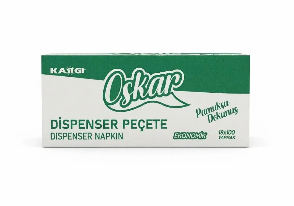 Dispenser Peçete - 100'lü Ambalaj - 18'li Koli
