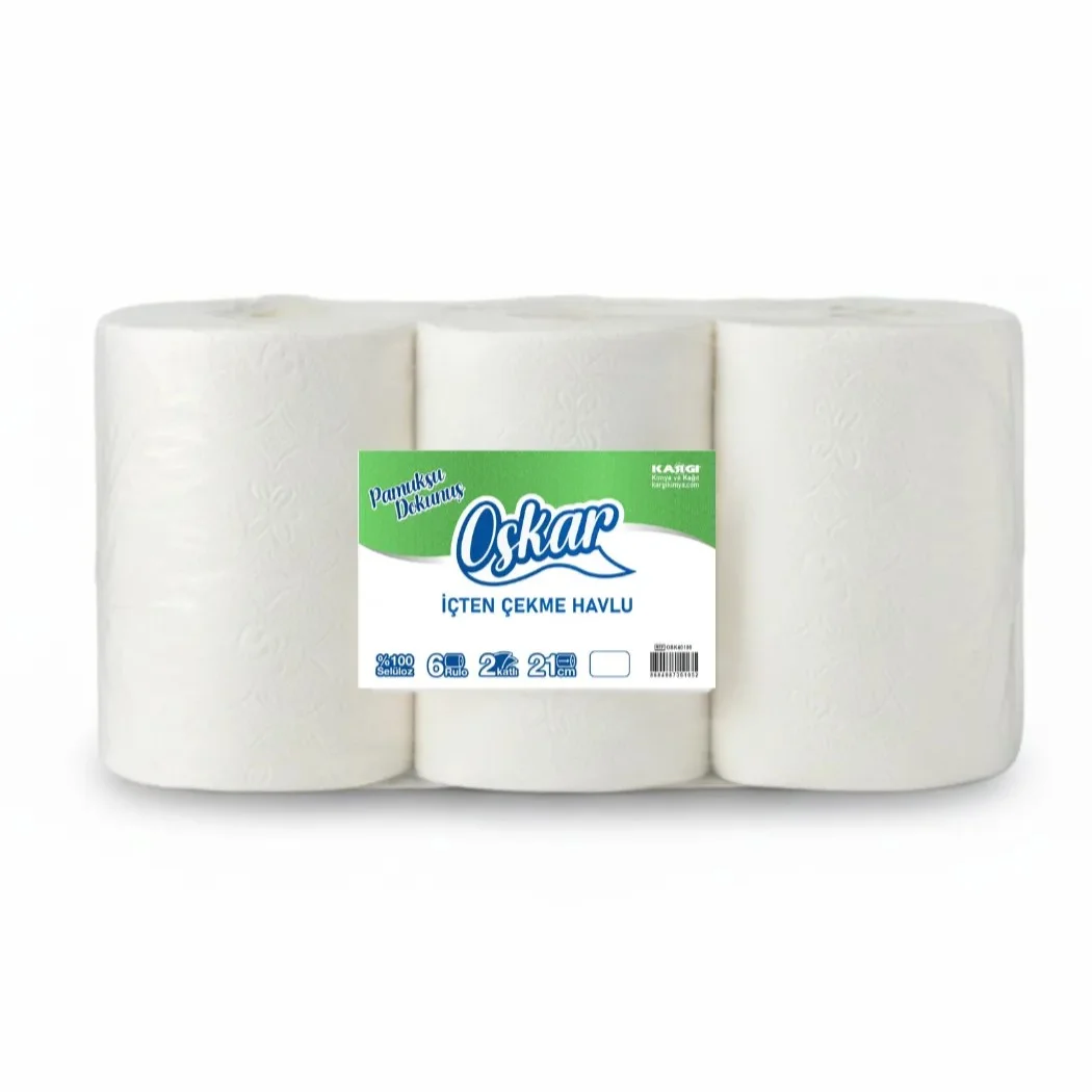 4 KG İçten Çekme Havlu - 6 Paket
