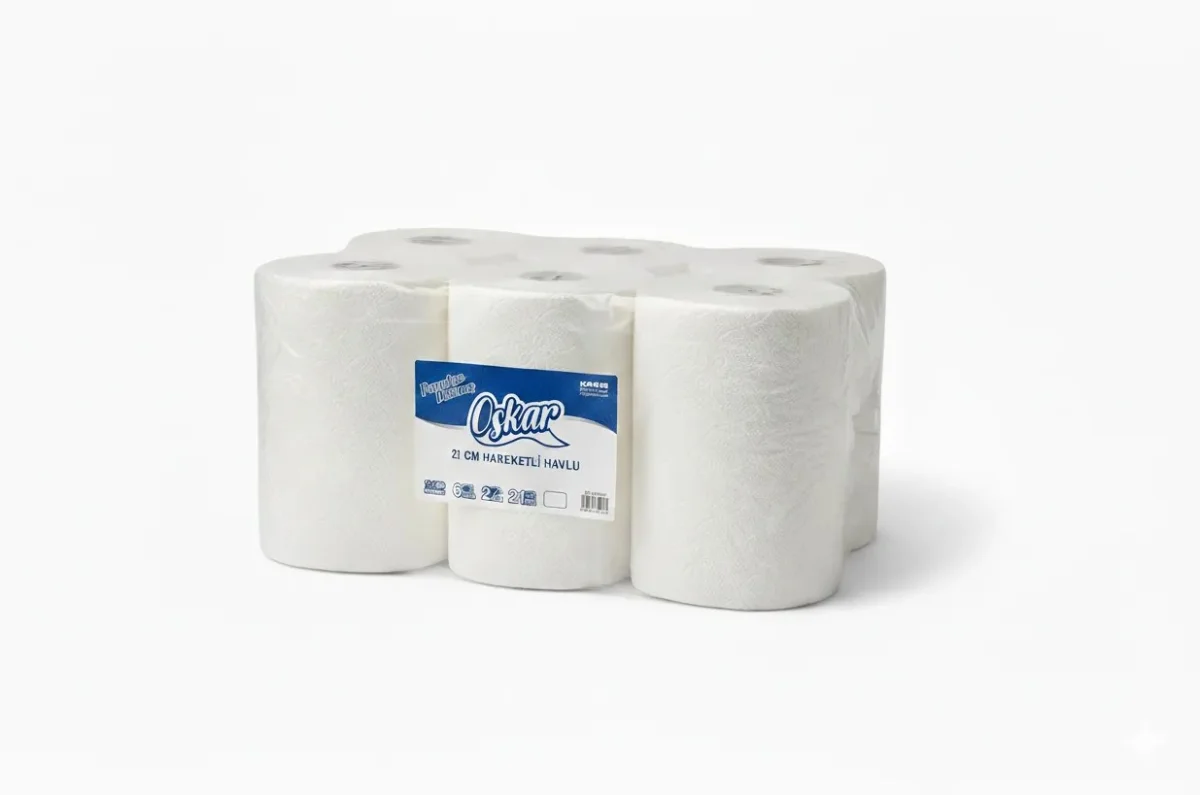 4 kg 21cm Hareketli Havlu - 6 Rulo